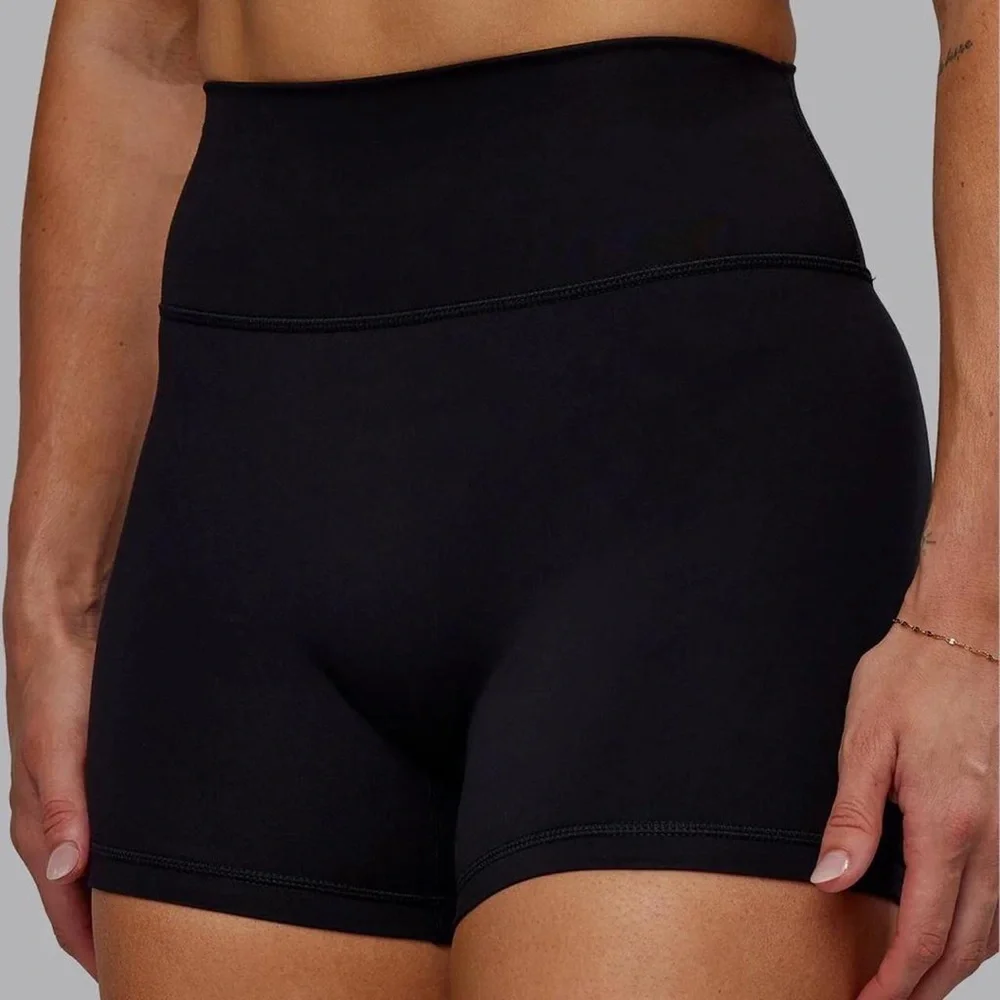 lskd - fusion ultra high-rise 4” short in black